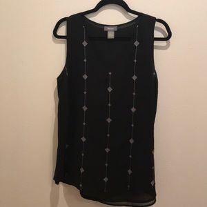 Black sleeveless top - Neiman Marcus G057